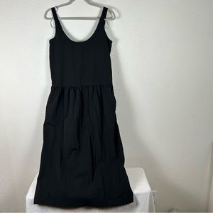 Zara Sz S/Tall scoop neck low back dress Feminine Whimsigoth Romantic dr…